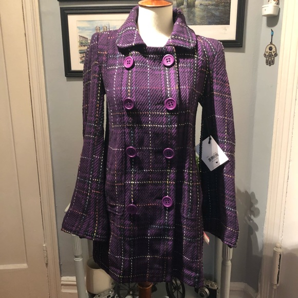 BB Dakota Jackets & Blazers - NWT BB Dakota Plaid Coat